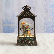 LED Robin Lantern Spinner 24cm