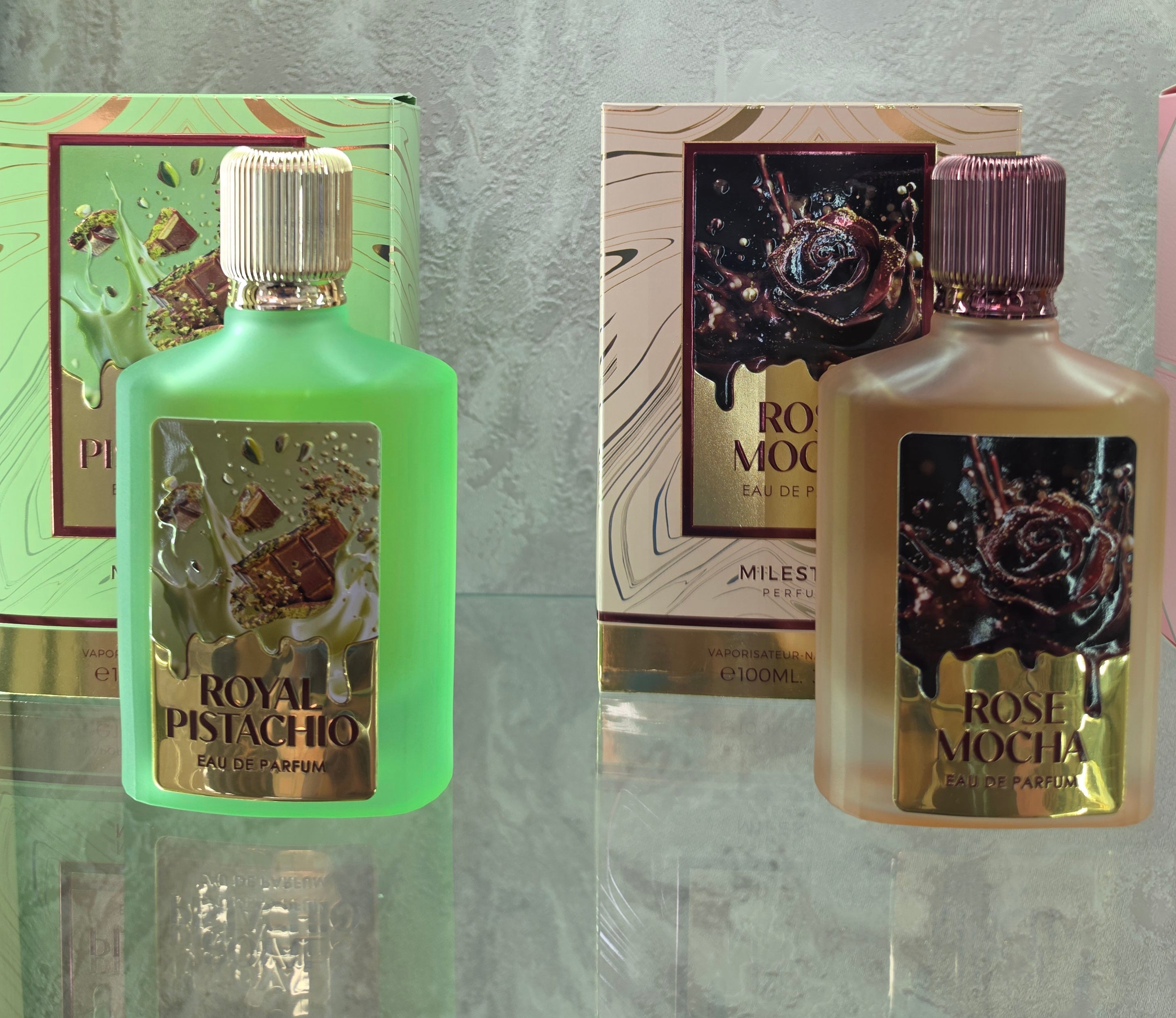 Royal Pistachio & rose Mocha